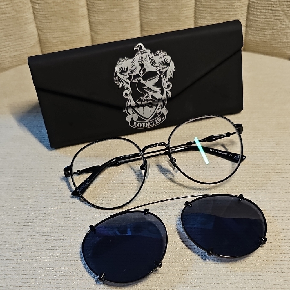 Diff Eyewear Ravenclaw - Black Round Glasses